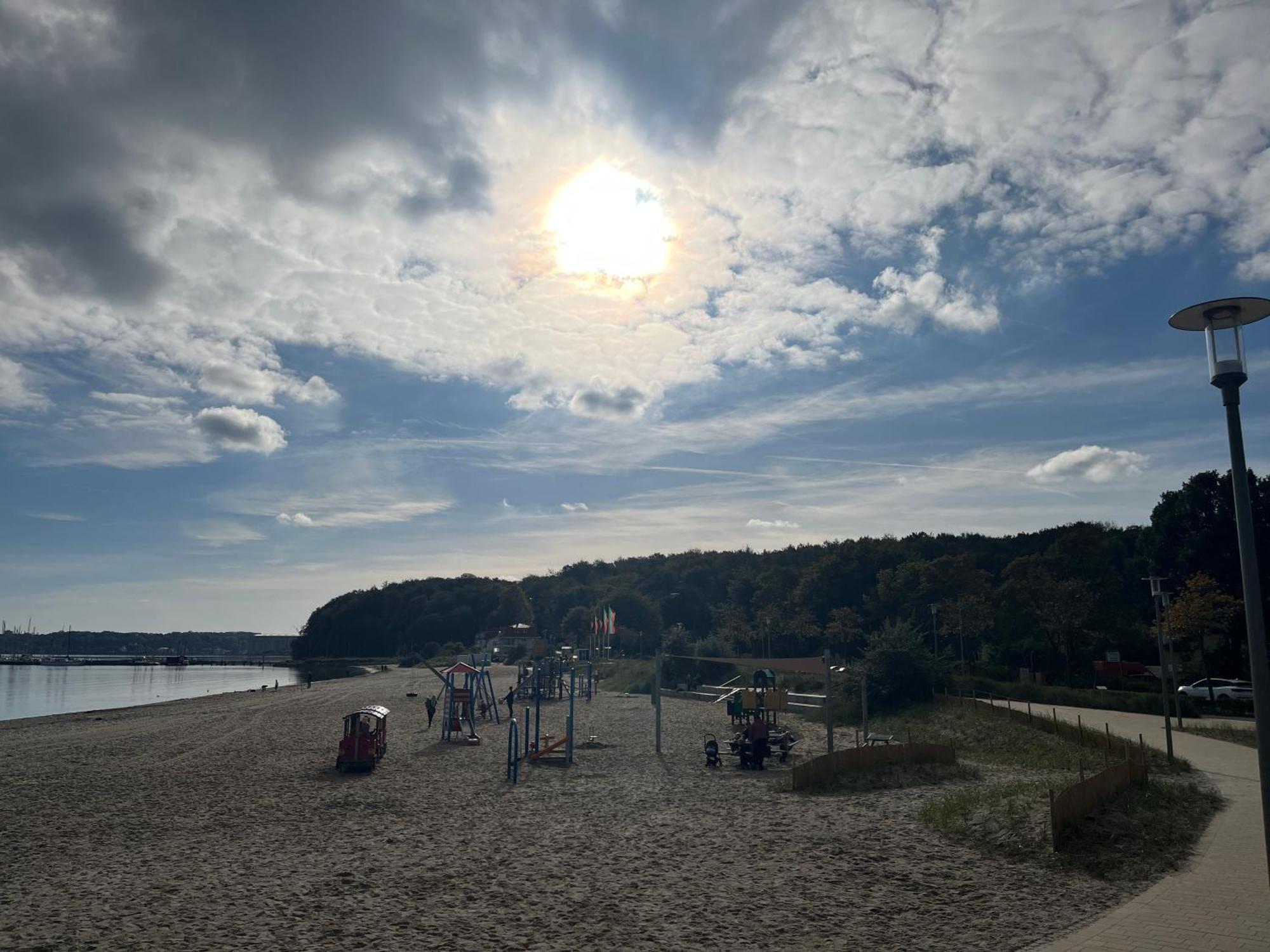 Lieblingsplatz -Wunderschoen, Mit Blick Auf Die Foerde Harrislee Buitenkant foto